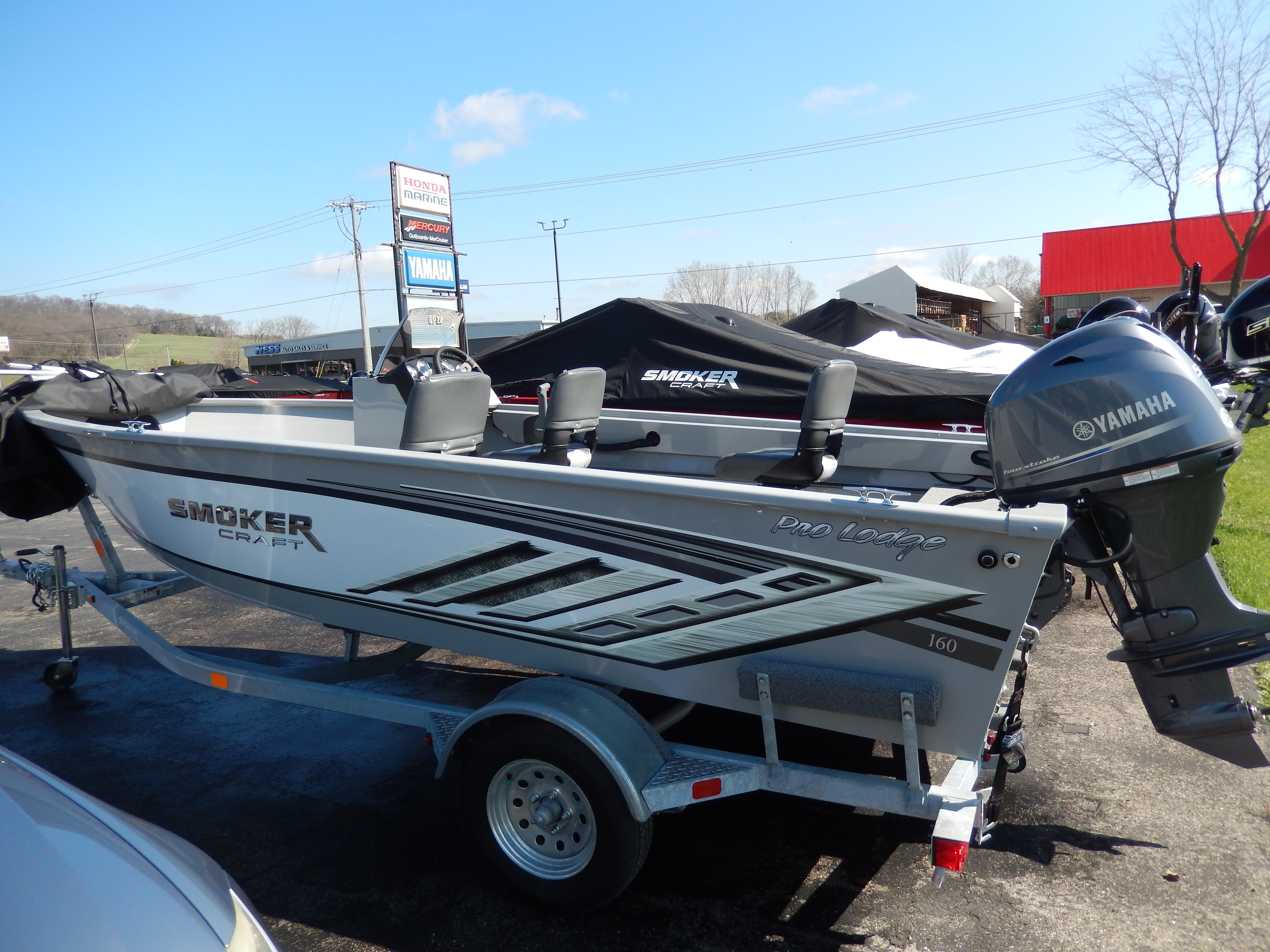 Image of 2023 Smoker Craft Pro Lodge 160 W/ YAMAHA F50LB