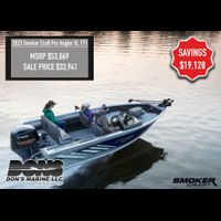 Image of 2023 Smoker Craft Pro Angler XL 171 W/ YAMAHA VF150XA