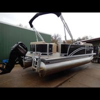 Image of 2018 HARRIS CRUISER 180 W/ MERCURY 40ELPT AND TRITON SCISSOR TRAILER