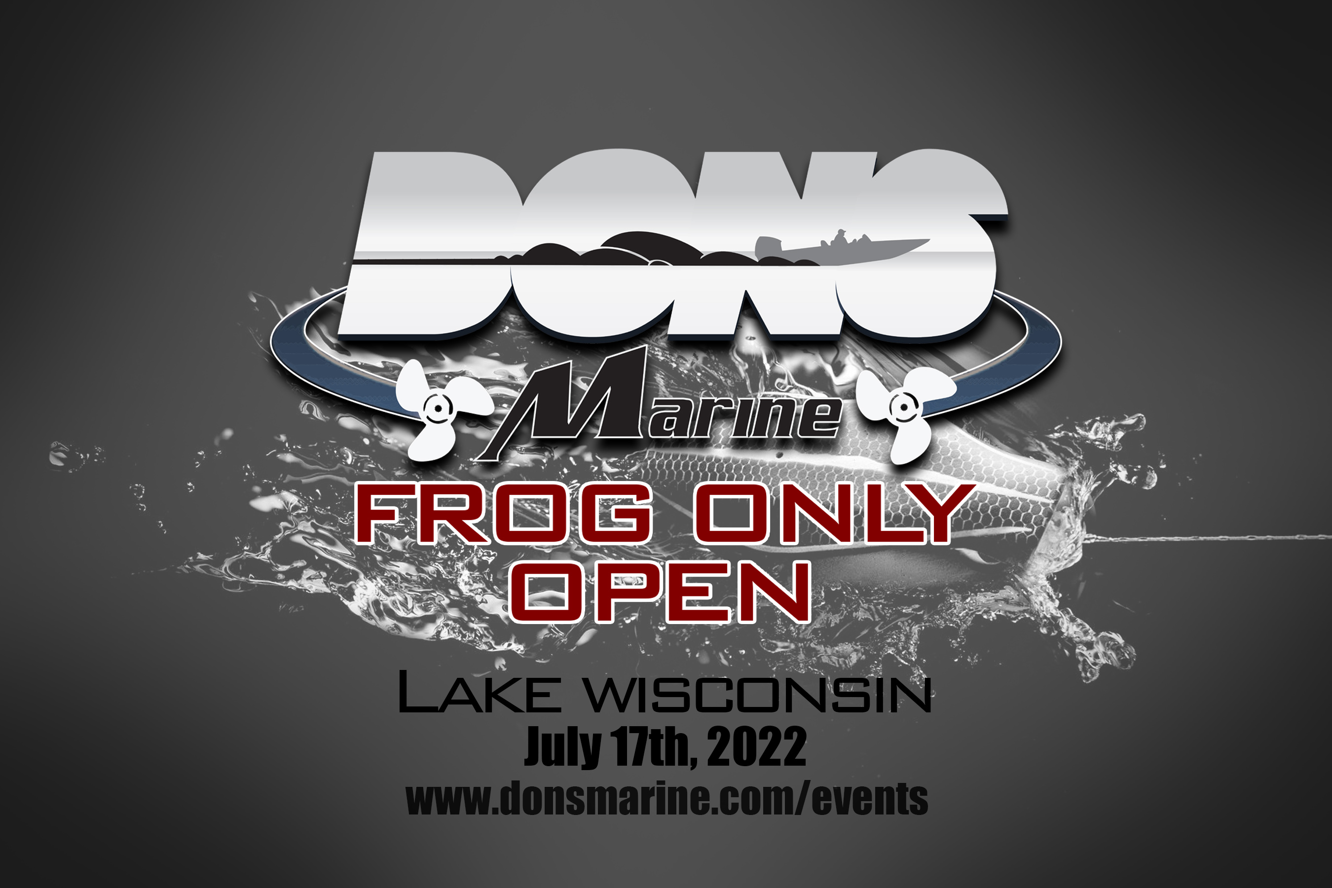 Don's Marine Frog Only Open event graphic