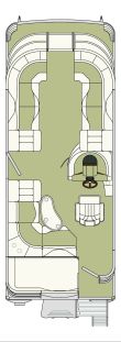 Bennington 2275 QXi floor plan